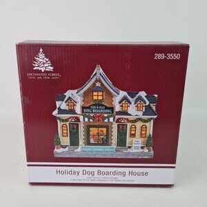 Enchanted Forest 3550 Stay N Play Holiday Dog Boarding Christmas Village House